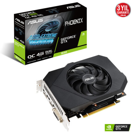 Asus 4GB PH-GTX1650-O4GD6 GDDR6 [128Bit] HDMI DVI DP