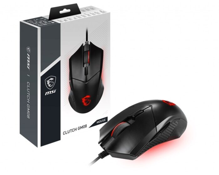 MSI GG CLUTCH GM08 4200 DPI GAMING USB Siyah Mouse