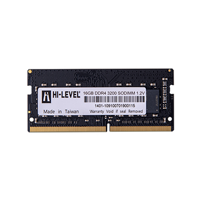 Hi-Level 16GB 3200MHz DDR4 Notebook 1.2V (HLV-SOPC25600D4/16G)