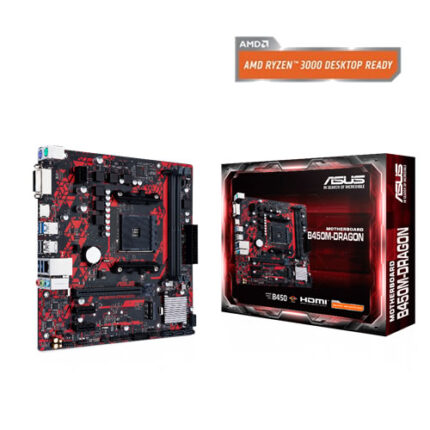 Asus B450M-DRAGON B450 DDR4 USB3.1 M.2 HDMI/DVI PCI 3.0 AM4 Anakartı