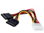 Dark 4Pin Molex - 2x15Pin SATA Dönüştürücü Kablo [DK-CB-P102]