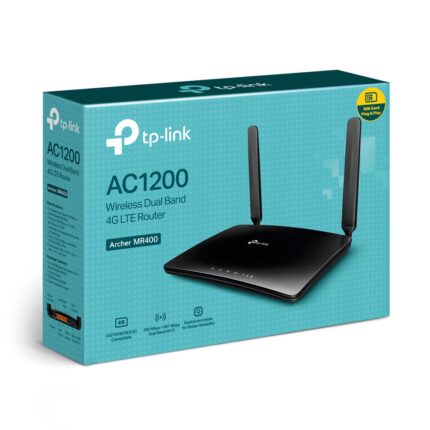 TP-Link Archer MR400 AC1200 Wireless Dual Band 4G Router(Sim Kartlı)(Yönlendindi