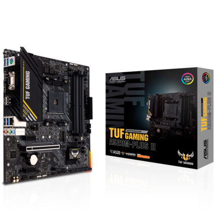 Asus TUF GAMING A520M-PLUS II AM4 DDR4 3200 HDMI D-Sub DP M2 RGB 128GB mATX