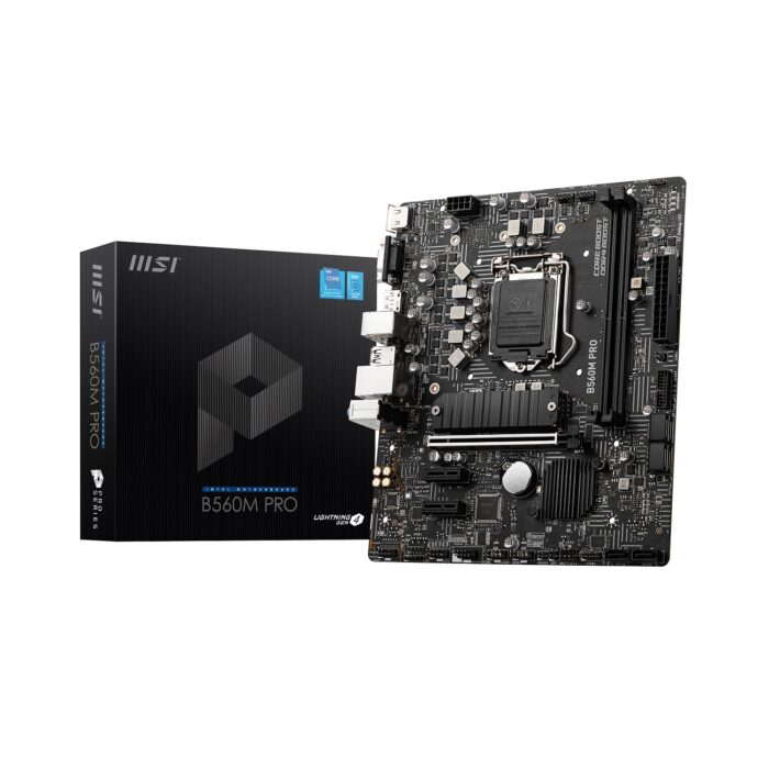 MSI B560M PRO-E LGA1200P11 DDR4 Ses+GLan VGA HDMI M2 4xUSB3.2 mATX