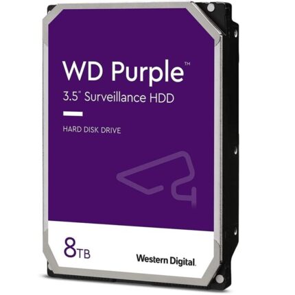 WD 8TB Purple 3.5" Sata3 5640Rpm 128MB 7/24 Güvenlik Hdd [WD84PURZ]