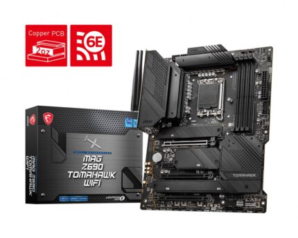 MSI MAG Z690 TOMAHAWK WIFI LGA1700P DDR5 Ses+2.5Lan HDMI DP 4xM2 USB3.2 ATX