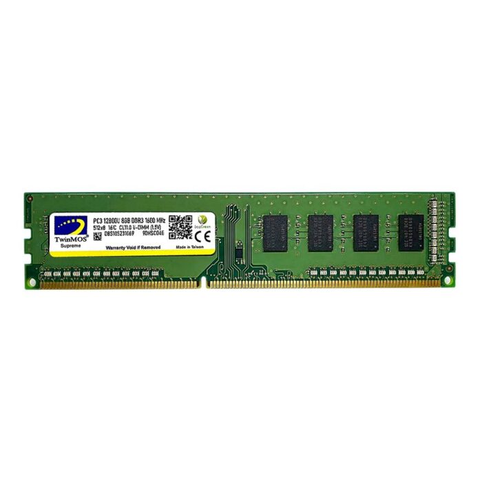 Twinmos 8GB 1600Mhz 1.5V DDR3 Kutulu PC Bellek (MDD38GB1600D)