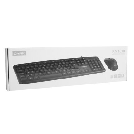 Dark Türkçe Q Kablolu Ofis Klavye Mouse Set [DK-AC-KM1030]