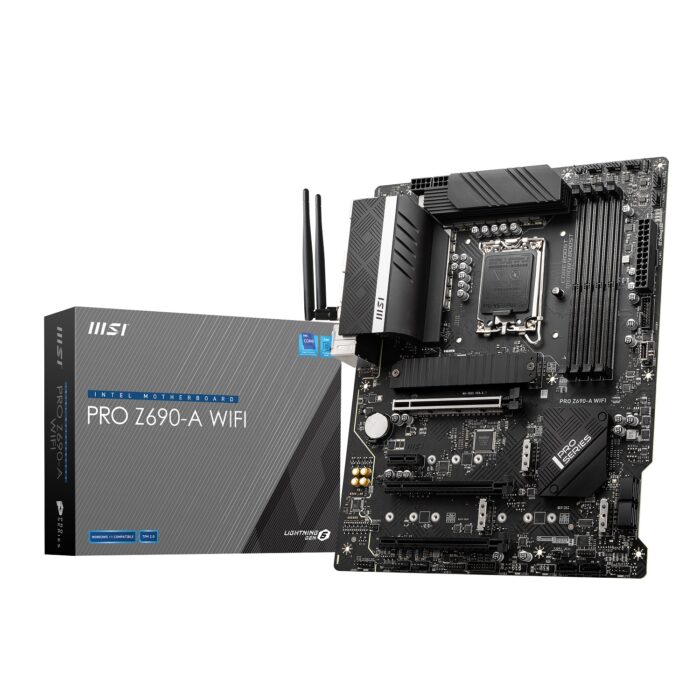 MSI PRO Z690-A WIFI DDR4 LGA1700P Ses+2.5Lan HDMI DP M2 USB3.2 ATX