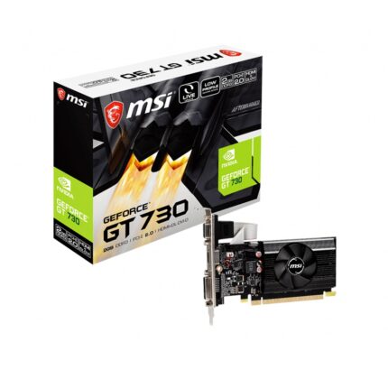 MSI 2GB GT 730 N730K-2GD3/LP DDR3 [64Bit] DVI-D HDMI D-Sub