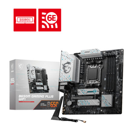 MSI B650M GAMING PLUS WIFI DDR5 AM5 7200(OC) PCI-E 4.0 HDMI DP WIFI 6E mATX