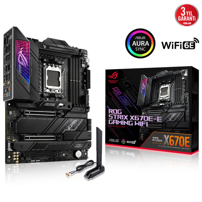 Asus ROG STRIX X670E-E GAMING WIFI AMD X670 DDR5 USB3.2 DP/HDMI PCI4.0 AM5