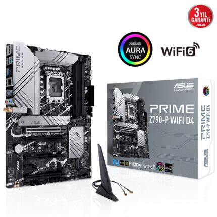 Asus PRIME Z790-P WIFI D4 Z790 DDR4 M.2 USB3.2 DP/HDMI PCI 4.0 1700p Anakart