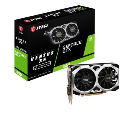 MSI 4GB GEFORCE GTX 1650 D6 VENTUS XS V1 GDDR6 [128Bit] PCIE 3.0 HDMI DP DVI