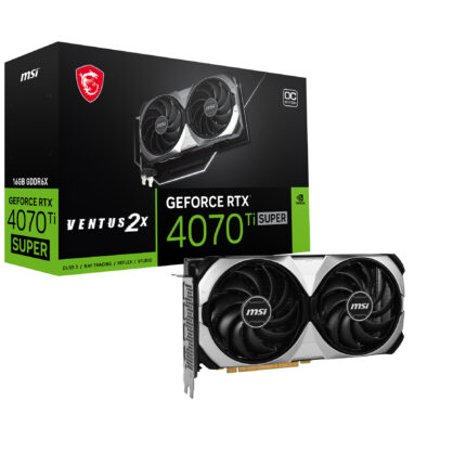 MSI 16GB RTX 4070 TI SUPER 16G VENTUS 2X OC GDDR6X 256Bit HDMI 3xDP DLSS3