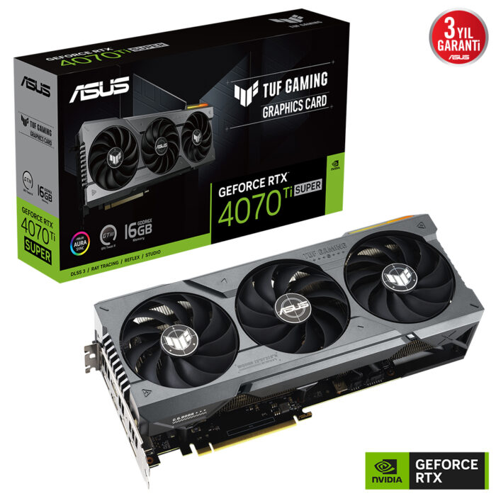 Asus 16GB TUF-RTX4070TIS-16G-GAMING GDDR6X 256Bit 2640MHz HDMI DP DLSS3