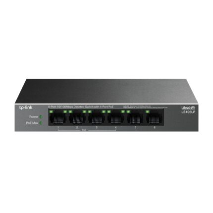 Tp-Link 6Port LS106LP 10/100Mbps 4xPoE (40W) Desktop Switch