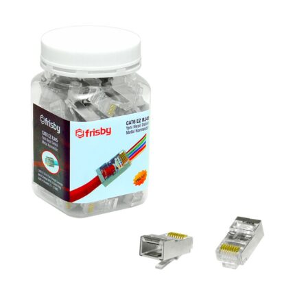 Frisby FNW-RJ4532N CAT6 EZ RJ45 Yeni Nesil Delikli Metal Konnektör