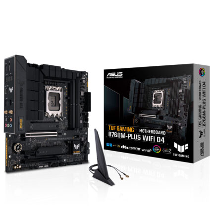 Asus TUF GAMING B760M-PLUS WIFI D4 B760 DDR4 M.2 DP/HDMI PCI 5.0 1700p Anakart