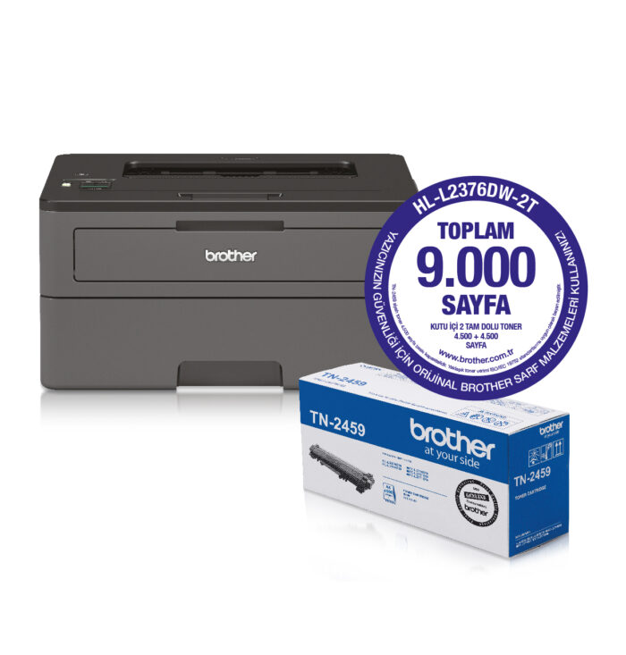 Brother HL-L2376DW-2T Mono Lazer Printer (Wi-fi)(A4)