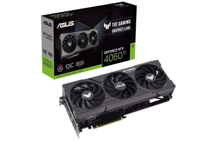 Asus TUF-RTX4060TI-O8G-GAMING 8GB 128Bit GDDR6 DP/HDMI PCI 4.0 Ekran Kartı