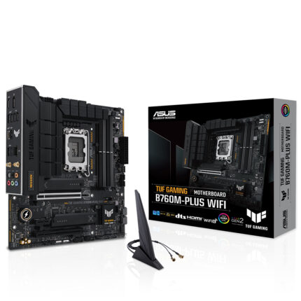 Asus TUF GAMING B760M-PLUS WIFI DDR5 1700P 7200(OC) HDMI VGA M2 WiFi BT RGB mATX