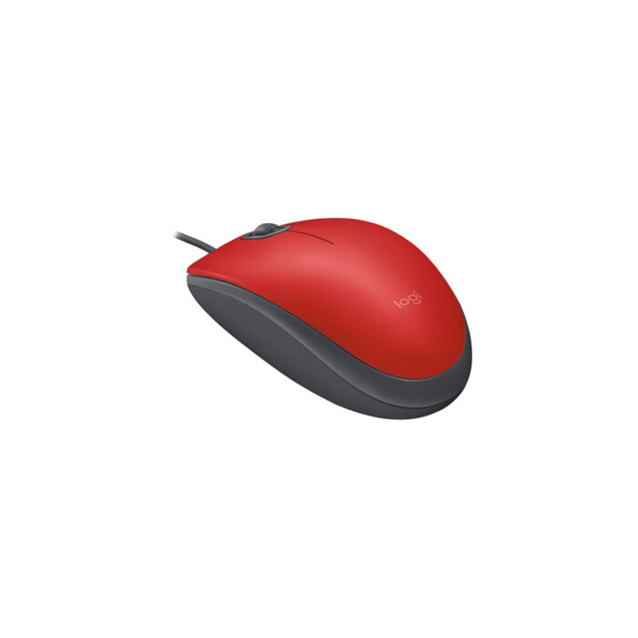 Logitech M110 Kablolu Mouse Kırmızı (910-006759)