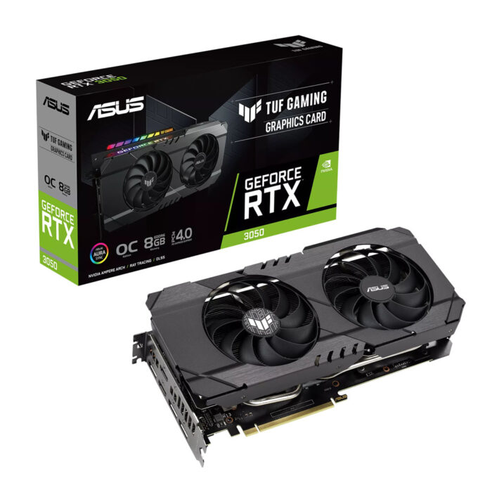 Asus TUF-RTX3050-O8G-GAMING 8GB 128Bit GDDR6 DP/HDMI PCI 4.0 Ekran Kartı