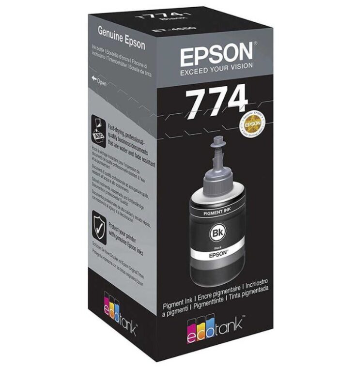 Epson T7741 Siyah Mürekkep Kartuşu M100/M105/M200/L655 (C13T77414A)