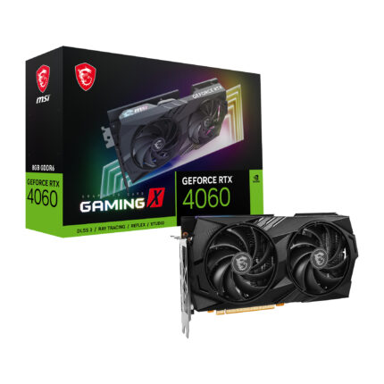 MSI 8GB GEFORCE RTX 4060 GAMING X 8G GDDR6  128Bit PCIE 4.0 X8 HDMI 3xDP