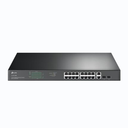 TP-Link TL-SG1218MP 18-Port Gigabit Easy Smart Switch 2-SFP 16-Port PoE+ (250W)