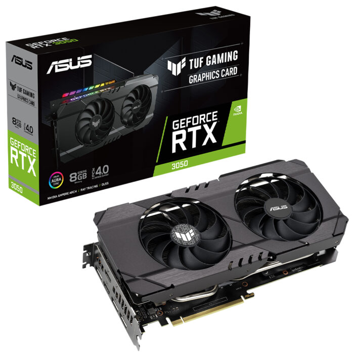 Asus 8GB GEFORCE TUF-RTX3050-8G-GAMING GDDR6 [128Bit] RGB HDMI 3xDP