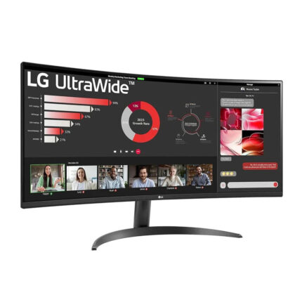 Lg 34" 34WR50QC-B 5ms QHD DPHDMI 100Hz  VESA VA Kavisli Monitör