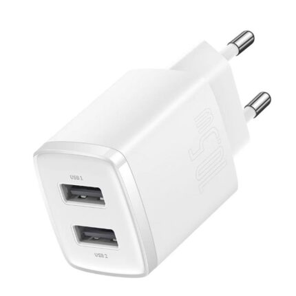 Baseus COMPACT 10.5W (Siyah) Duvar Tipi Şarj Cihazı USB(CCXJ010201)