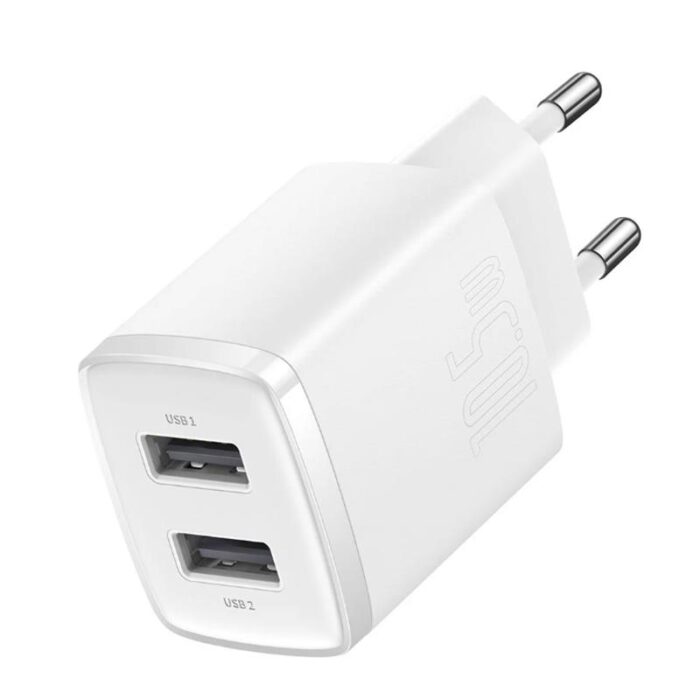 Baseus COMPACT 10.5W (Siyah) Duvar Tipi Şarj Cihazı USB(CCXJ010201)