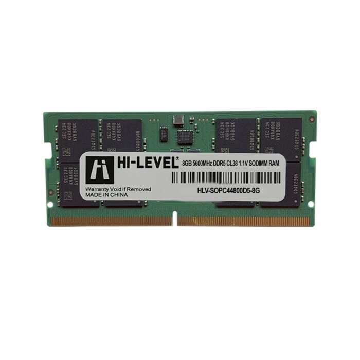 Hi-Level 8GB 5600MHz DDR5 Sodimm Kutulu (HLV-SOPC44800D5-8G)