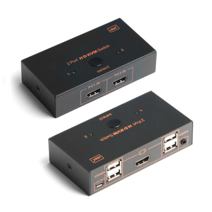 Dark 2x HDMI 4x USB KVM 4K/30 Hz Switch [DK-AC-KVMHD01]