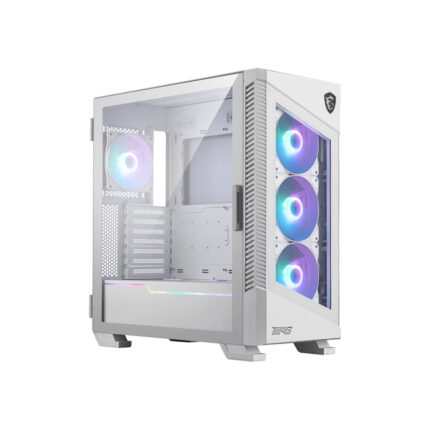 MSI MPG VELOX 100R WHITE Temperli Cam 4x120mm ARGB Fan Beyaz ATX Gaming Kasa