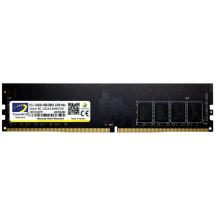 TwinMOS 8GB 3200MHz DDR4 DIMM Ram (MDD48GB3200D)