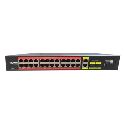 URANIUM POE-G2422SFP-300W 24 PORT GIGABIT+2XGB RJ45/2XSFP UPLINK RACKMOUNT POE S