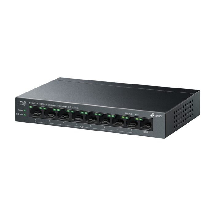 Tp-Link 9Port LS109P 10/100Mbps 8xPoE Desktop Switch