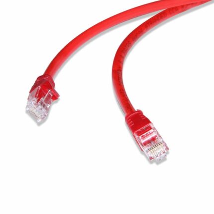 Flaxes 1 Metre Cat6 Kırmızı Patch Network Kablo (FNK-601K)