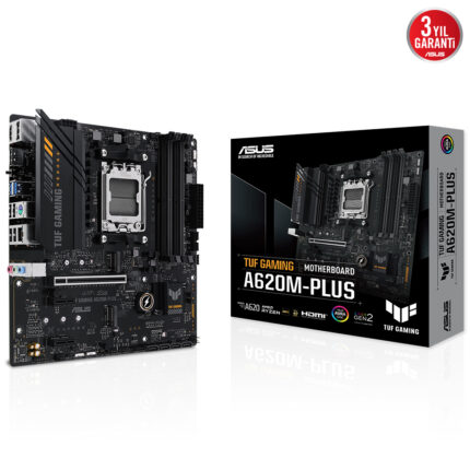 Asus TUF GAMING A620M-PLUS AMD A620 DDR5 USB3.2 DP/HDMI PCI4.0 AM5 Anakart