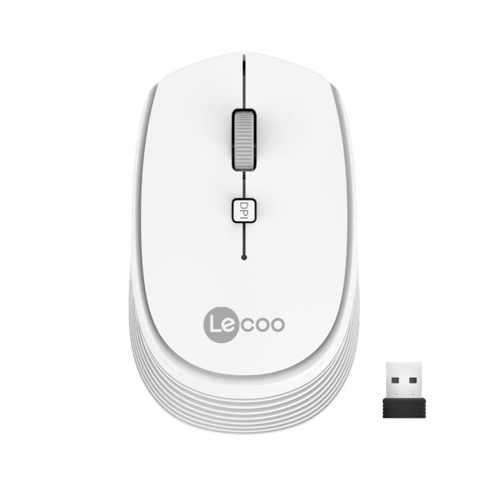 LENOVO LECOO WS202 USB KABLOSUZ MOUSE BEYAZ