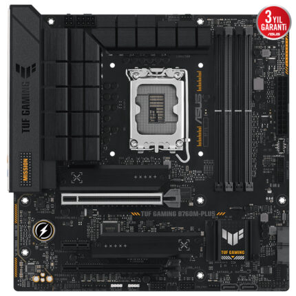 Asus TUF GAMING B760M-PLUS II 1700P DDR5 7800(OC) HDMI DP M2 192GB mATX