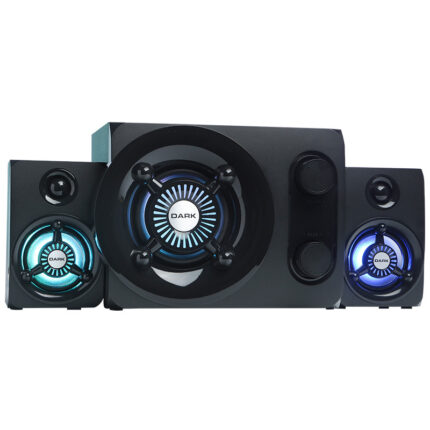 Dark DK-AC-SP212 Total 25W RMS 7 Renk Titreşimli Led 2+1 Multimedia Speake