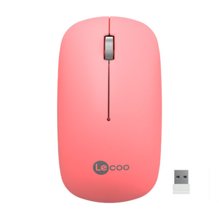 LENOVO LECOO WS214 KABLOSUZ MOUSE PEMBE