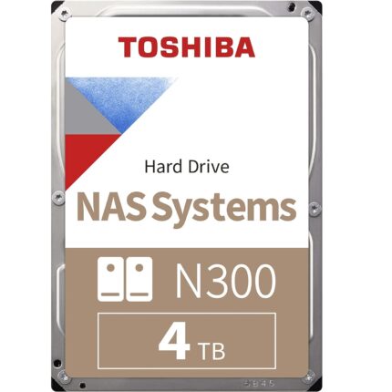 Toshiba 4TB N300 Sata3 7200Rpm 256MB 7/24 Nas Hdd (HDWG440UZSVA)