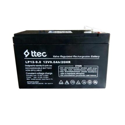 Ttec 12V 9Ah Bakımsız Kuru Akü