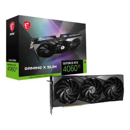 MSI 16GB GEFORCE RTX 4060 TI GAMING X SLIM 16G GDDR6 128Bit PCIE 4.0 HDMI 3xDP